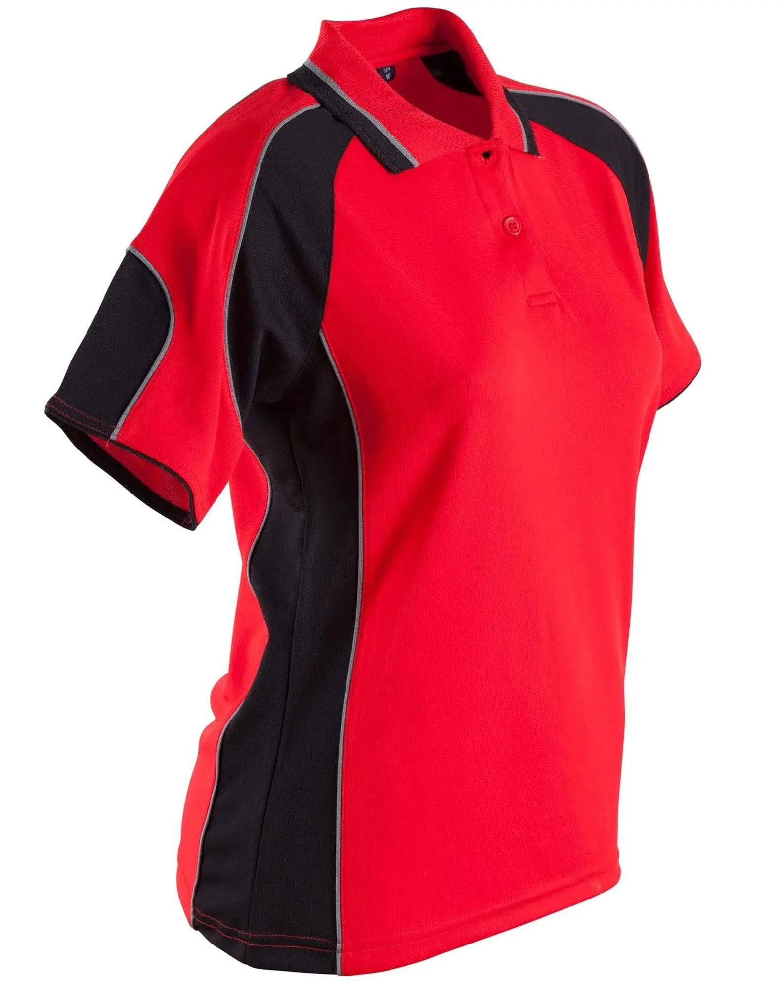 Winning Spirit Alliance Polo Ladies Ps62 Casual Wear Winning Spirit Red/ Black 8